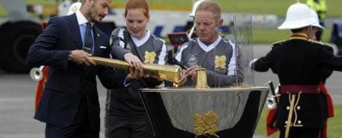 sports metal work fabrication olympics david beckham